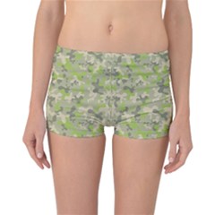 Camouflage Urban Style And Jungle Elite Fashion Reversible Boyleg Bikini Bottoms by DinzDas