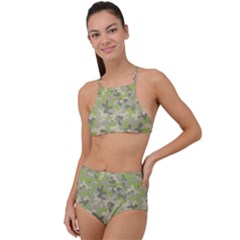 Camouflage Urban Style And Jungle Elite Fashion High Waist Tankini Set by DinzDas