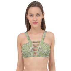 Camouflage Urban Style And Jungle Elite Fashion Cage Up Bikini Top by DinzDas