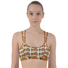 Love And Flowers And Peace Fo All Hippies Line Them Up Sports Bra by DinzDas