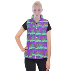 Jaw Dropping Comic Big Bang Poof Women s Button Up Vest by DinzDas