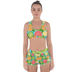 Fruit Love Racerback Boyleg Bikini Set by designsbymallika