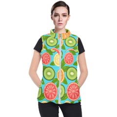 Fruit Love Women s Puffer Vest by designsbymallika