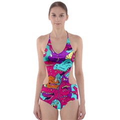 Dinos Cut-out One Piece Swimsuit by Sobalvarro