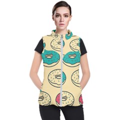 Donuts Women s Puffer Vest by Sobalvarro