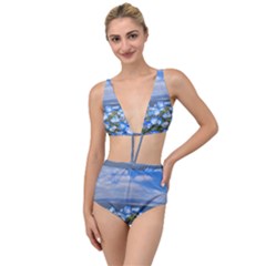 Floral Nature Tied Up Two Piece Swimsuit by Sparkle