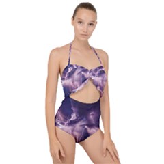 Spark Scallop Top Cut Out Swimsuit by Sparkle