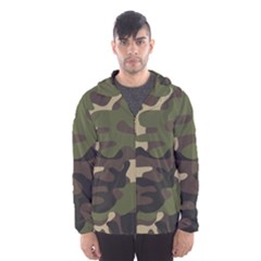 Ttexture Military Camouflage Repeats Seamless Army Green Hunting Men s Hooded Windbreaker