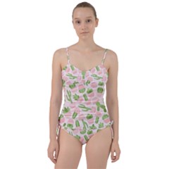 Cactus Pattern Sweetheart Tankini Set by designsbymallika