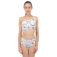 Cute-baby-animals-seamless-pattern Spliced Up Two Piece Swimsuit by Sobalvarro