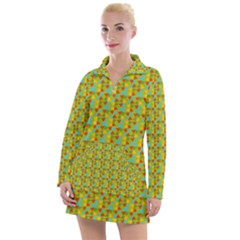 Lemon And Yellow Women s Long Sleeve Casual Dress by Sparkle