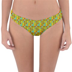 Lemon And Yellow Reversible Hipster Bikini Bottoms by Sparkle