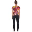 Fractured Colours Short Sleeve Sports Top  View2