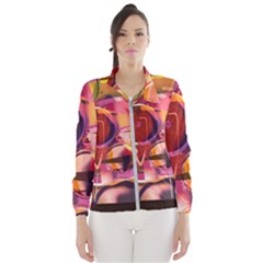 Fractured Colours Women s Windbreaker by helendesigns