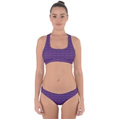 Digital Mandale Cross Back Hipster Bikini Set by Sparkle