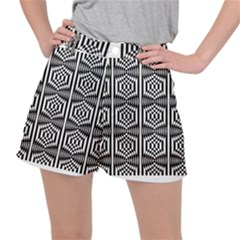 Optical Illusion Ripstop Shorts by Sparkle