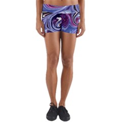 Galaxy Yoga Shorts by Sparkle