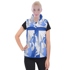 Origami Dragon Women s Button Up Vest by HermanTelo