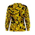 Black and Yellow Camouflage Pattern Women s Sweatshirt View2