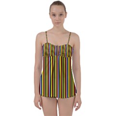 Bright Serape Babydoll Tankini Set by ibelieveimages