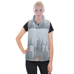 P1020022 Women s Button Up Vest by 45678