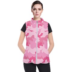 Camo Pink Women s Puffer Vest by MooMoosMumma