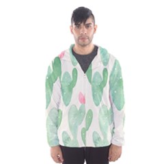 Photography-backdrops-for-baby-pictures-cactus-photo-studio-background-for-birthday-shower-xt-5654 Men s Hooded Windbreaker by Sobalvarro