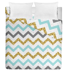 Chevron  Duvet Cover Double Side (queen Size) by Sobalvarro