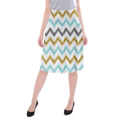 Chevron  Midi Beach Skirt by Sobalvarro