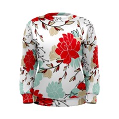 Floral Pattern  Women s Sweatshirt by Sobalvarro