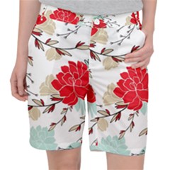 Floral Pattern  Pocket Shorts by Sobalvarro