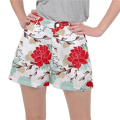 Floral Pattern  Ripstop Shorts by Sobalvarro