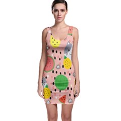Cats And Fruits  Bodycon Dress by Sobalvarro