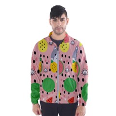 Cats And Fruits  Men s Windbreaker by Sobalvarro