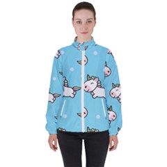 Unicorns  Women s High Neck Windbreaker by Sobalvarro