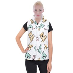 Bears Women s Button Up Vest by Sobalvarro