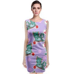 Playing Cats Classic Sleeveless Midi Dress by Sobalvarro