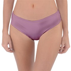 True Mauve Color Reversible Classic Bikini Bottoms by SpinnyChairDesigns