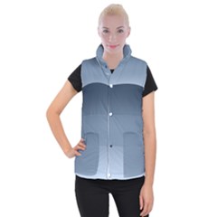 Faded Denim Blue Ombre Gradient Women s Button Up Vest by SpinnyChairDesigns