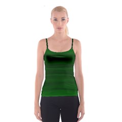 Emerald Green Ombre Spaghetti Strap Top by SpinnyChairDesigns