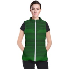 Emerald Green Ombre Women s Puffer Vest by SpinnyChairDesigns