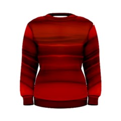 Scarlet Red Ombre Women s Sweatshirt by SpinnyChairDesigns