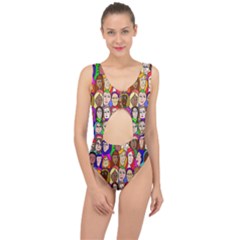 432sisters Center Cut Out Swimsuit by Kritter
