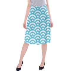 Waves Midi Beach Skirt by Sobalvarro