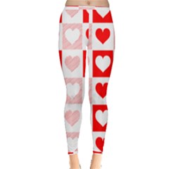 Hearts  Inside Out Leggings by Sobalvarro