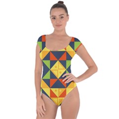 Africa  Short Sleeve Leotard  by Sobalvarro