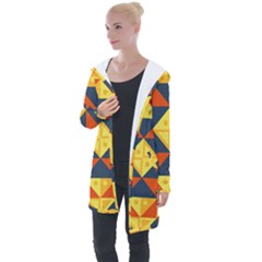 Africa  Longline Hooded Cardigan by Sobalvarro