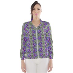 Flowers Everywhere And Anywhere In A Collage Women s Windbreaker by pepitasart