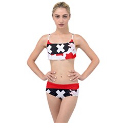 Flag Map Of Amsterdam Layered Top Bikini Set by abbeyz71