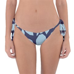 Orchard Fruits In Blue Reversible Bikini Bottom by andStretch